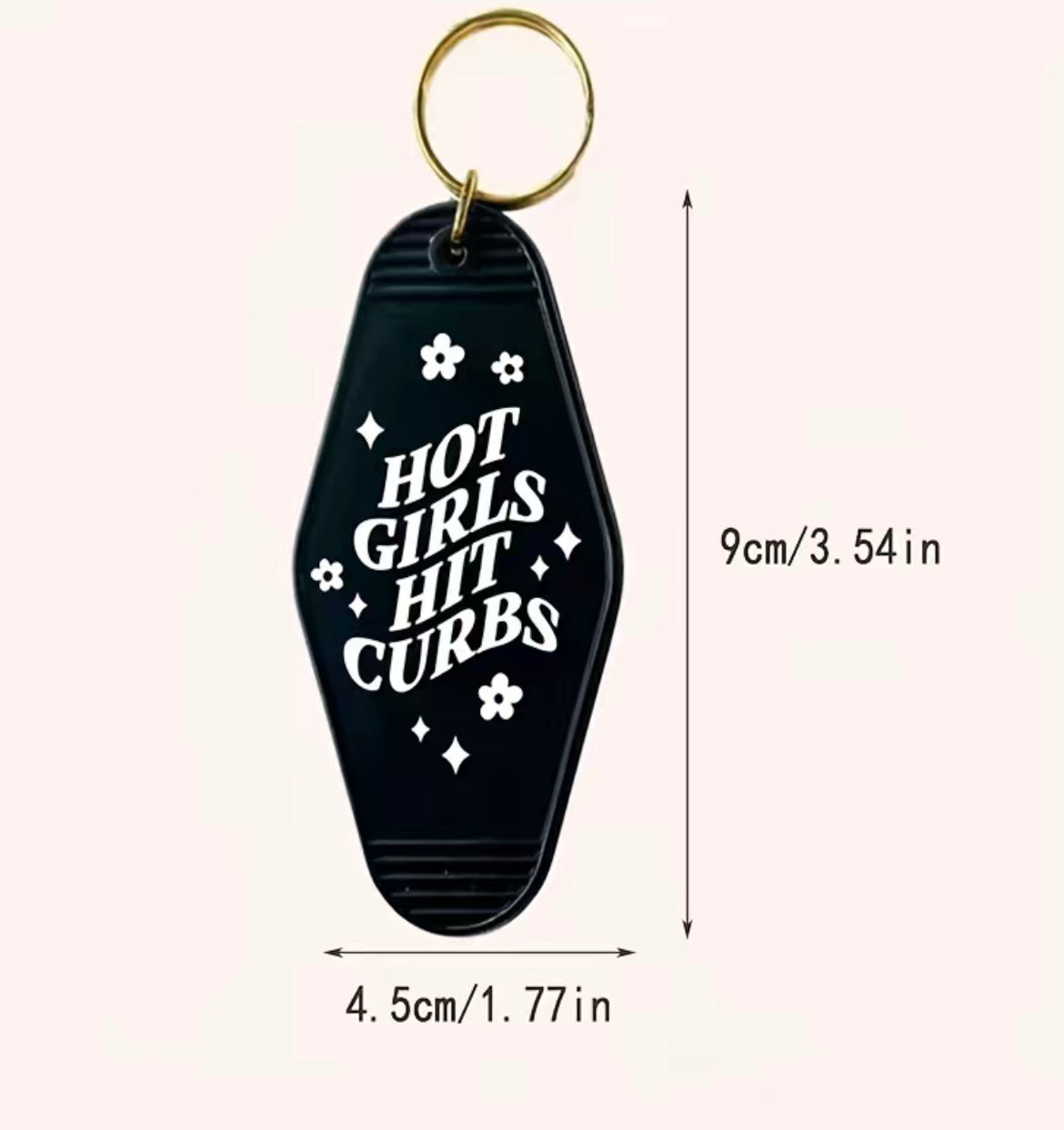 Hot Girls Hit Curbs Key Chain