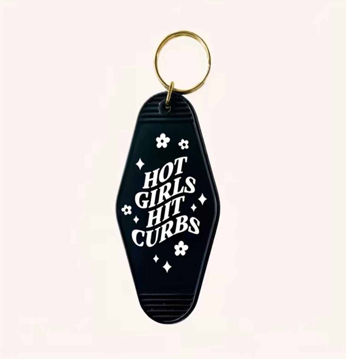 Hot Girls Hit Curbs Key Chain