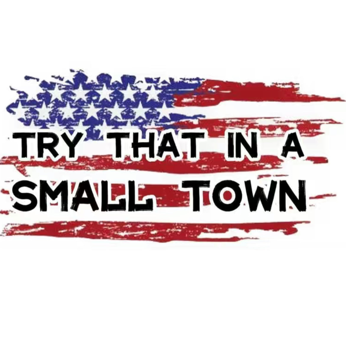 Try That In A Small Town Decal/Sticker
