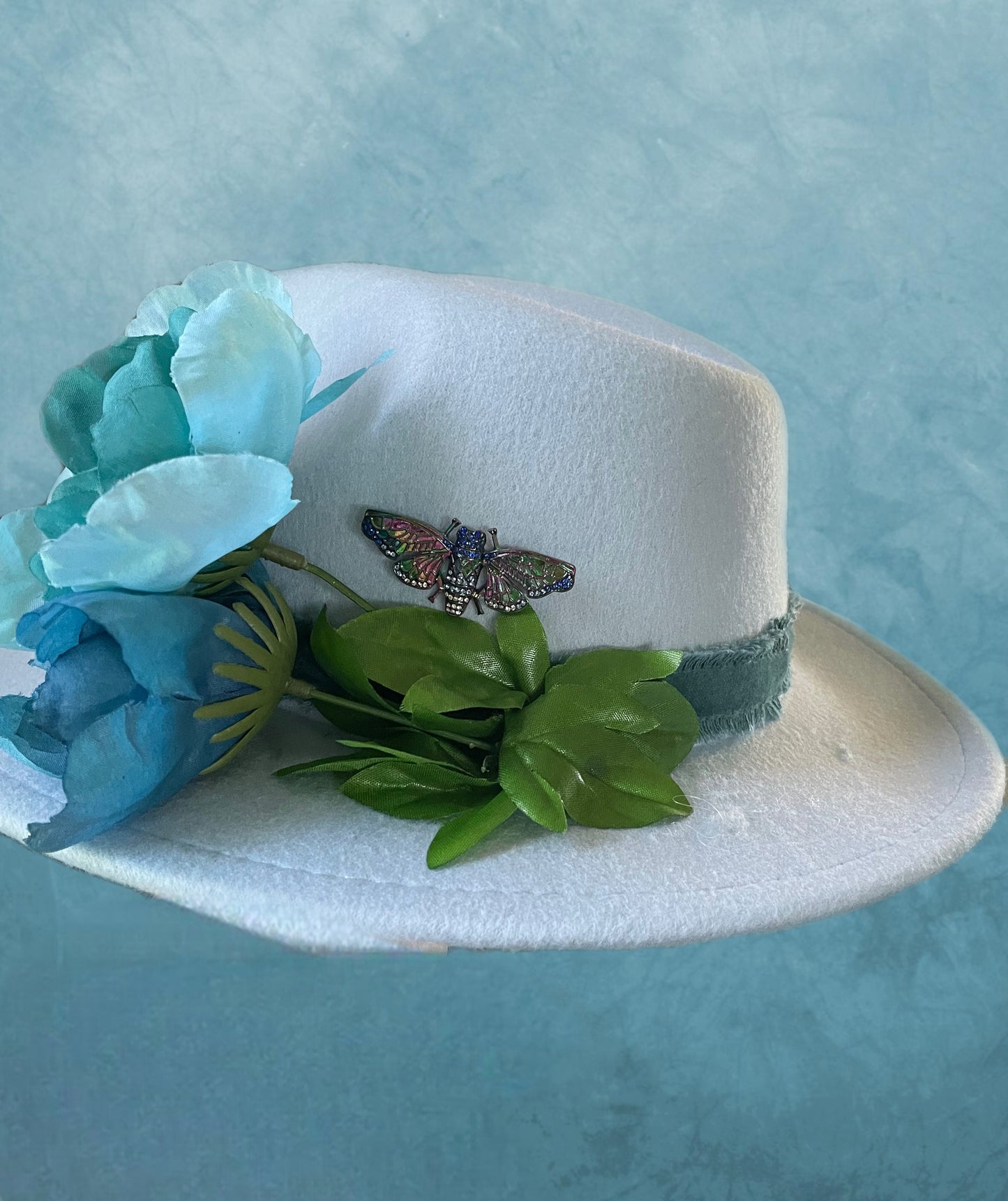 UFG  Blue Floral Custom Hat