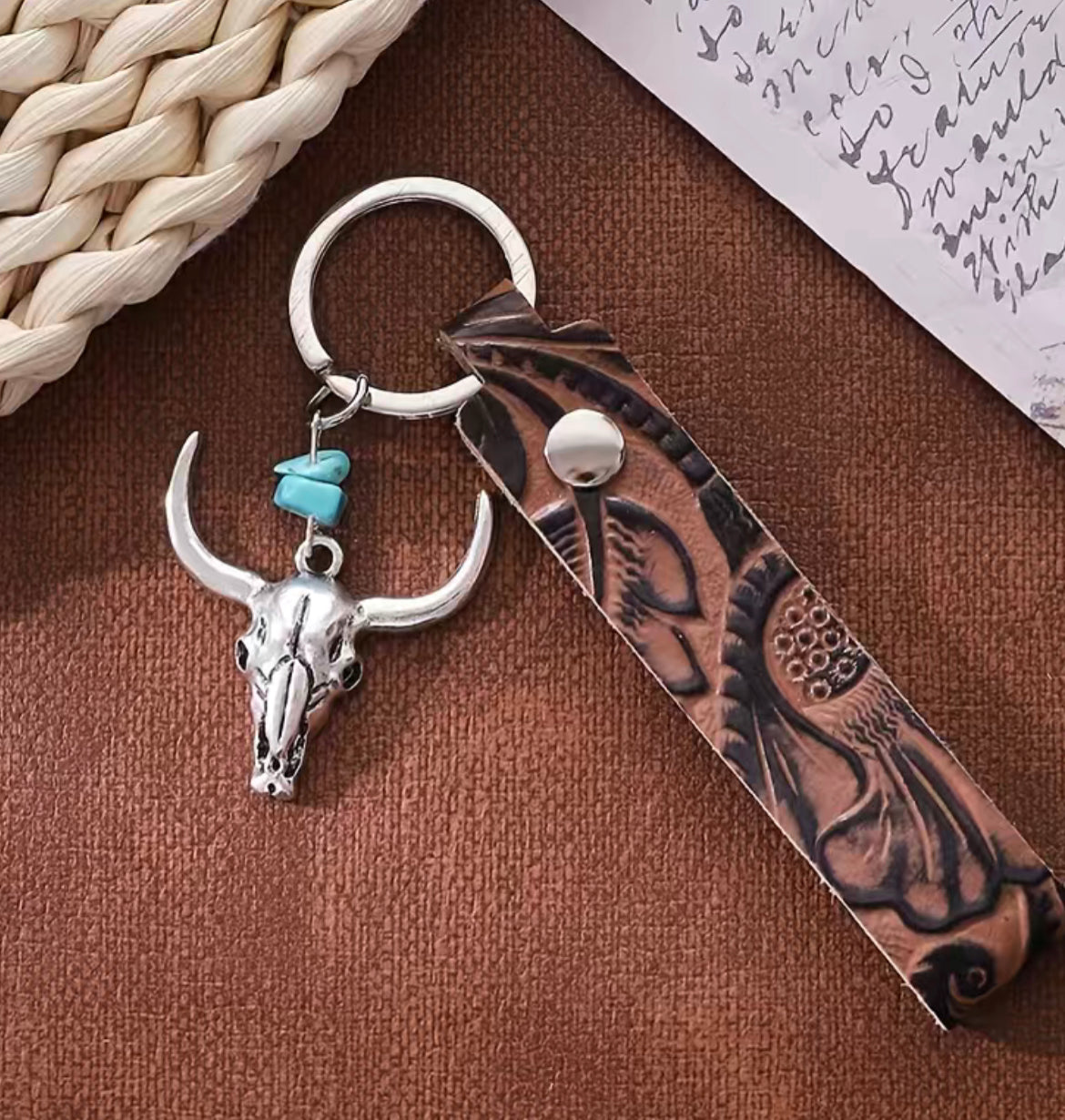 Leather Strap Key Chains