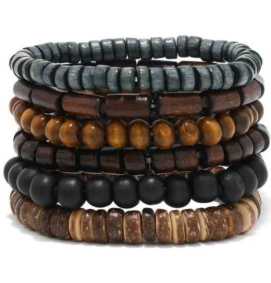Stackable Wood Bracelets