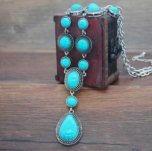 Teardrop Turquoise Necklace