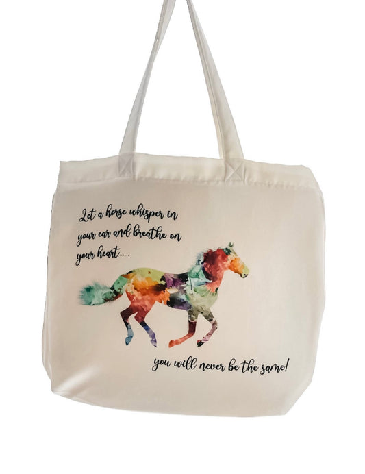 Let a Horse - Reusable Tote Bag